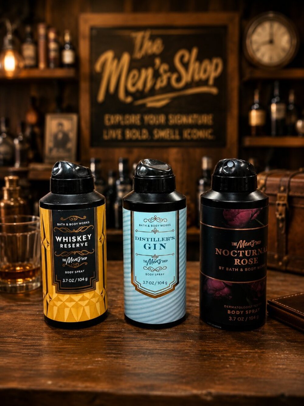 Three New Body Spray For Men From Bath & Body works 3.7 Oz Each